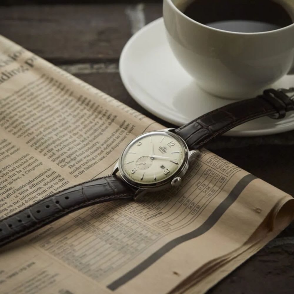 Reloj Orient Bambino RA-AP0002S30B Small Seconds Automático Clásico Plateado Hombre6