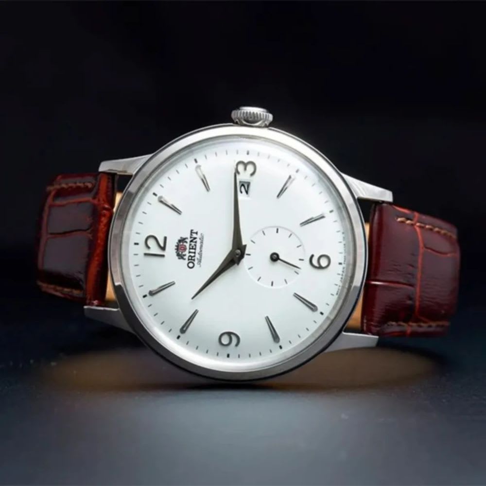 Reloj Orient Bambino RA-AP0002S30B Small Seconds Automático Clásico Plateado Hombre4