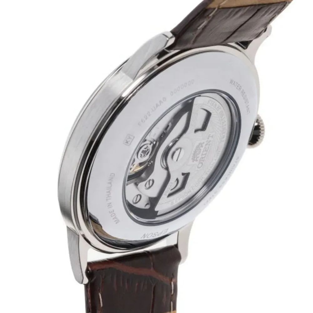Reloj Orient Bambino RA-AP0003S30B Small Seconds Automático Clásico Plateado Hombre4