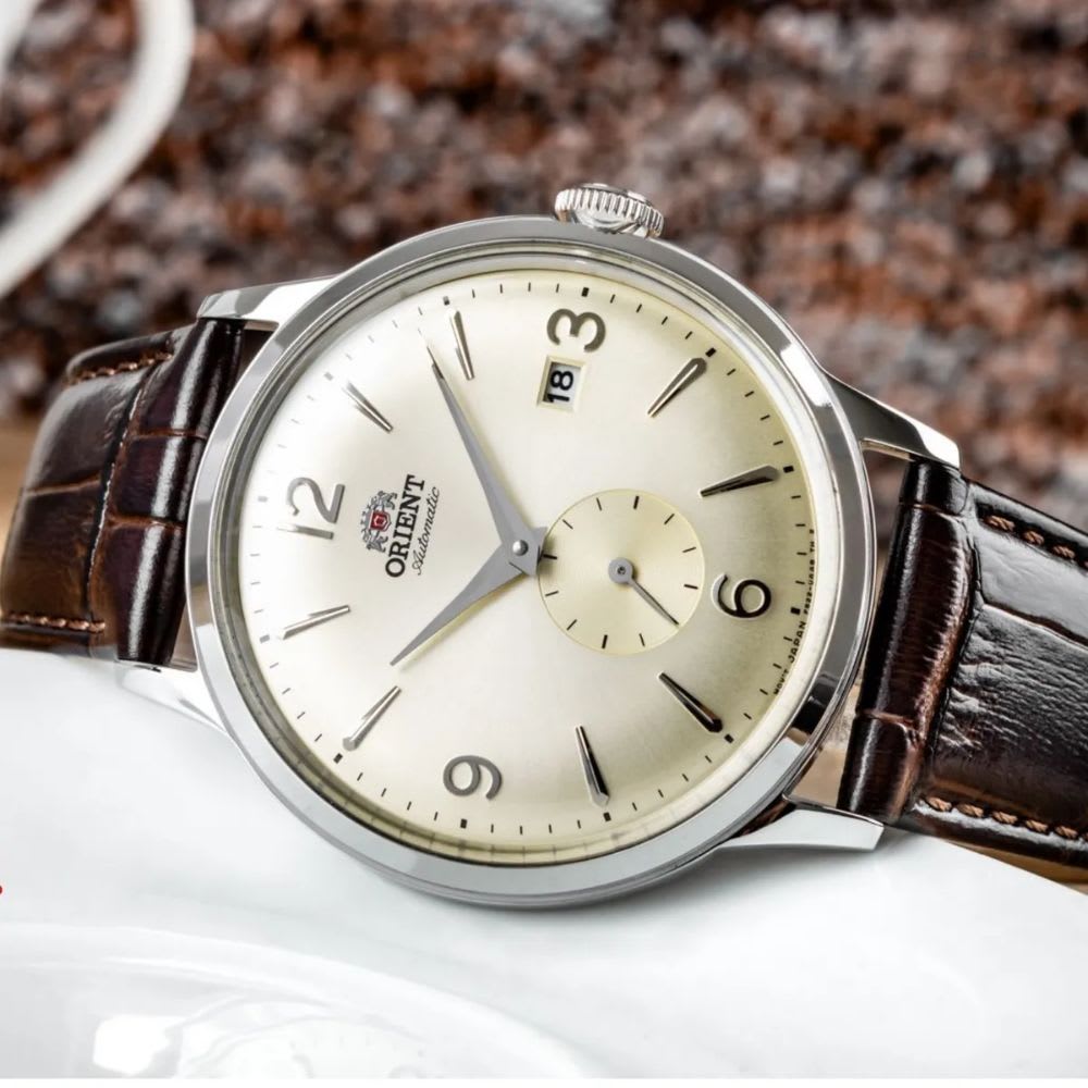 Reloj Orient Bambino RA-AP0003S30B Small Seconds Automático Clásico Plateado Hombre3