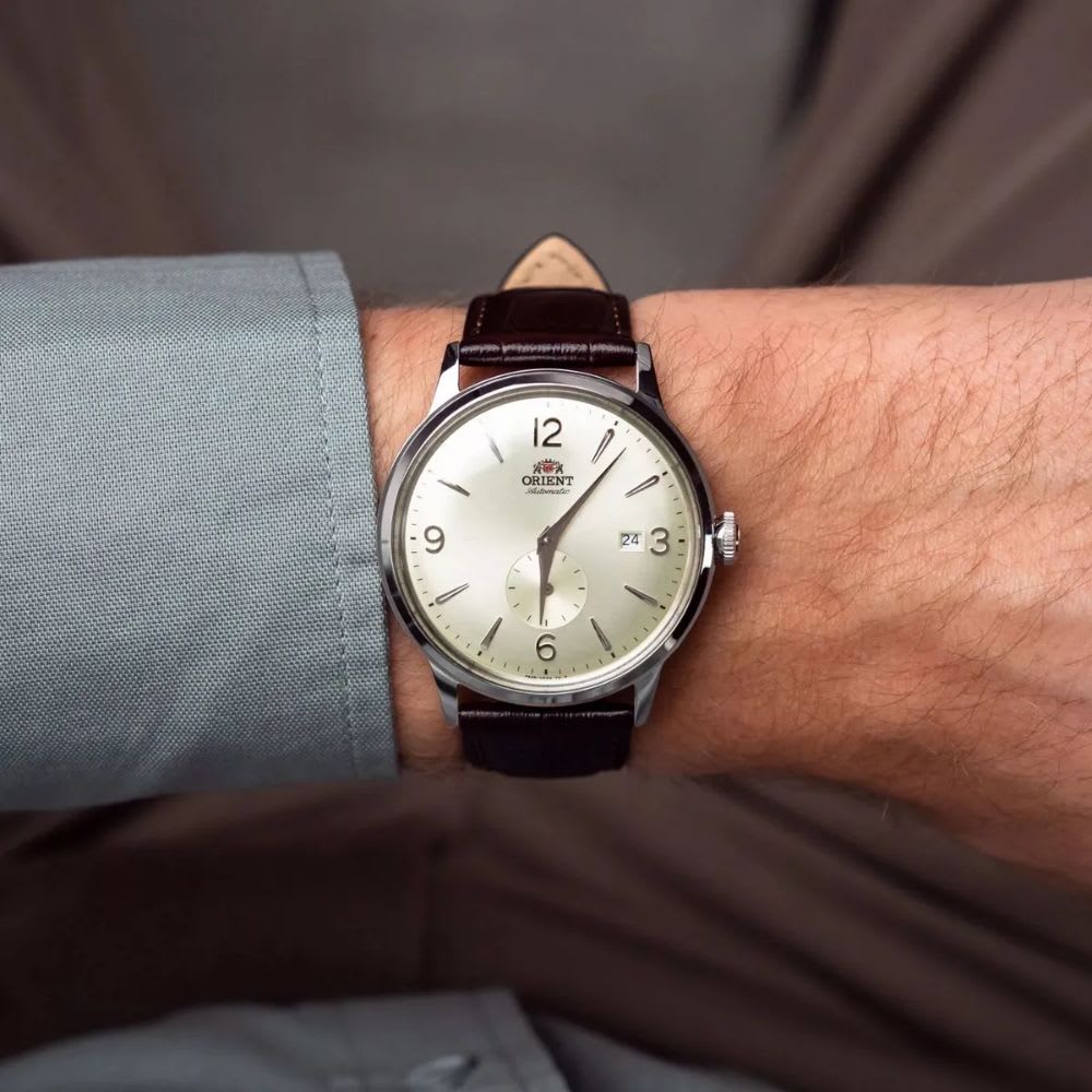 Reloj Orient Bambino RA-AP0003S30B Small Seconds Automático Clásico Plateado Hombre6