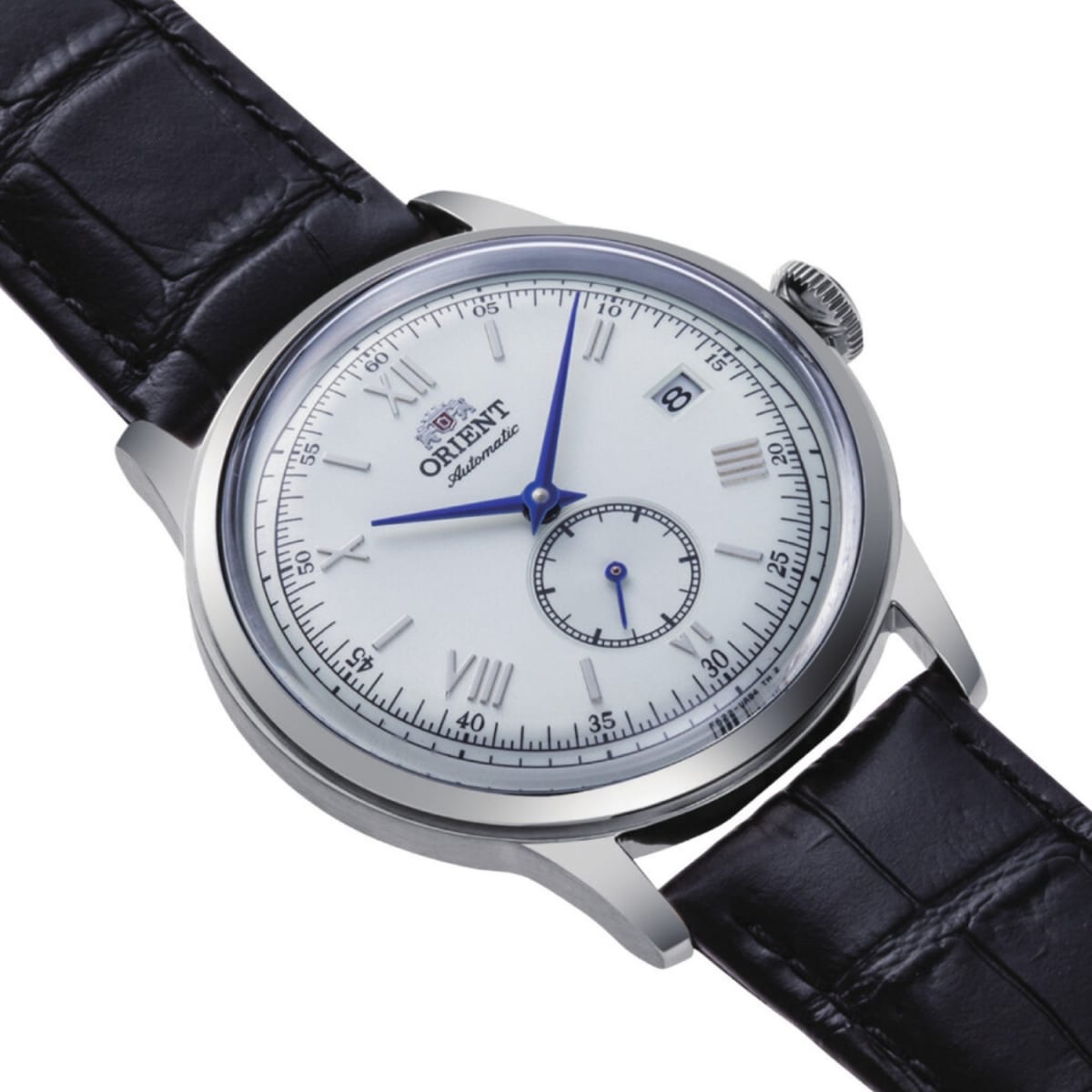 Reloj Orient Bambino RA-AP0104S30B Small Seconds Automático Clásico Plateado Hombre7