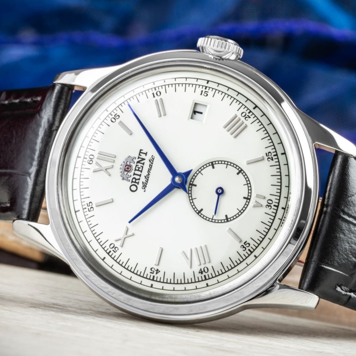 Reloj Orient Bambino RA-AP0104S30B Small Seconds Automático Clásico Plateado Hombre5