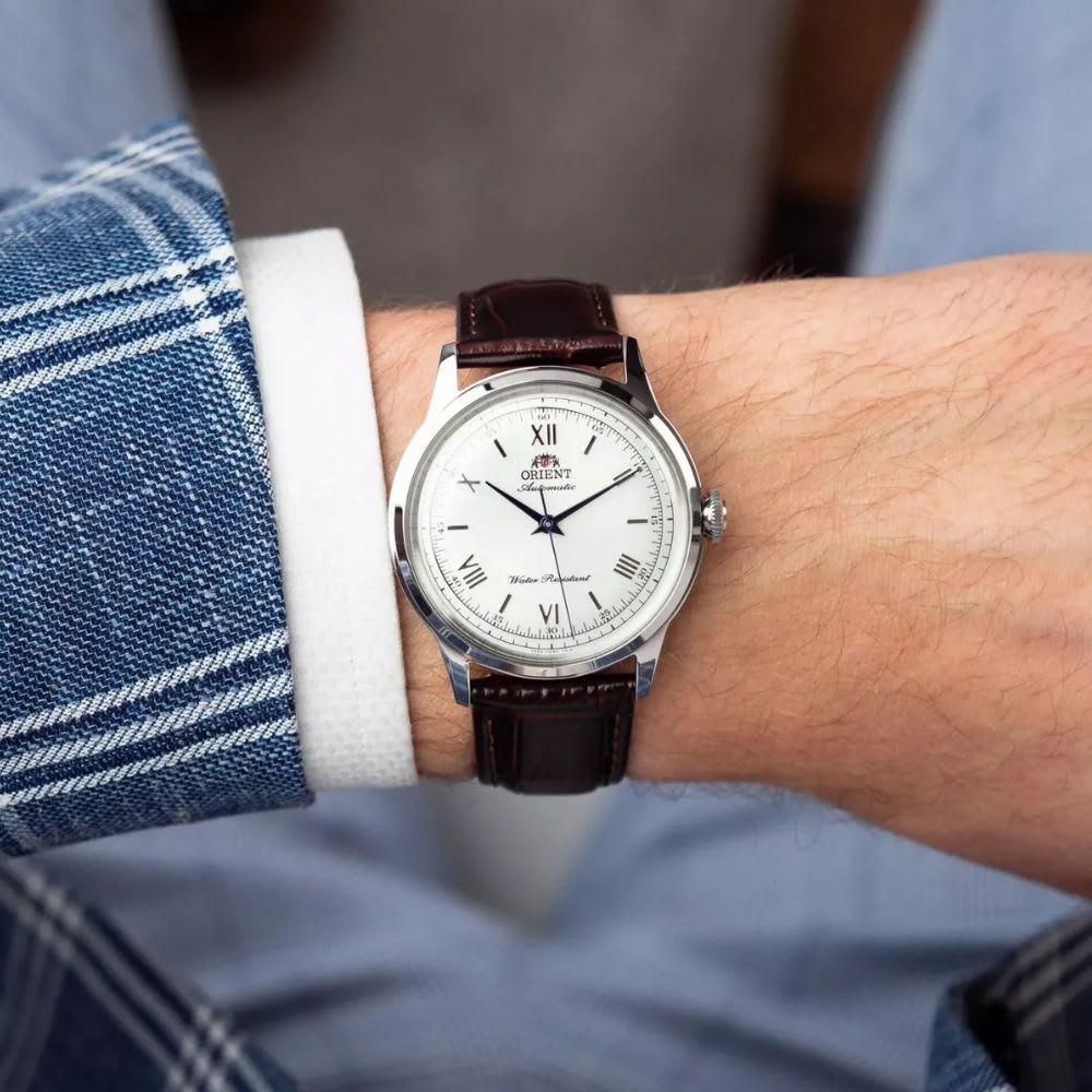 Reloj Orient Bambino RA-BB0002S30B Automático Clásico Plateado Hombre3