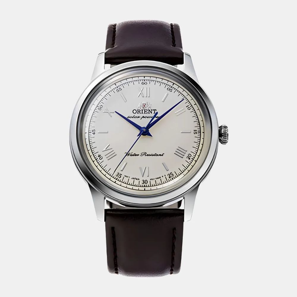 Reloj Orient Bambino RA-WK0003G10B Solar Quartz Clásico Plateado Hombre1