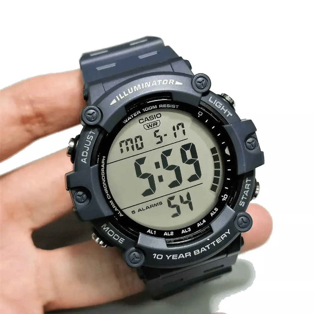 Reloj Casio Illuminator AE-1500WH-2AVDF Resina Digital Azul Hombre3