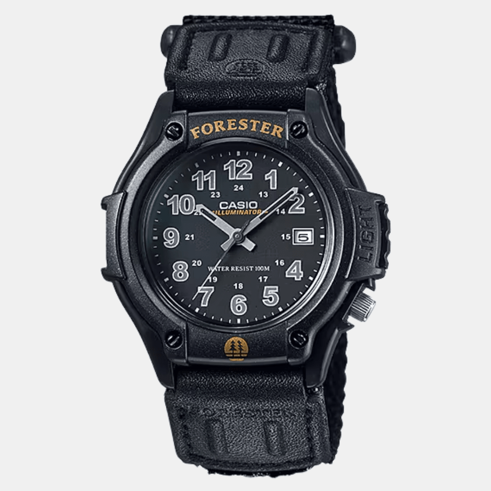 Reloj Casio FT-500WC-1BV Forester Velcro Análogo Negro Hombre1