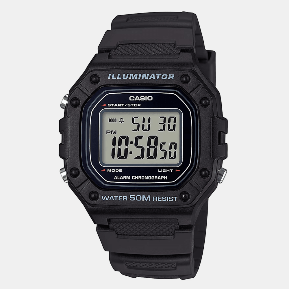 Reloj Casio Deportivo W-218H-1AVDF Resina Digital Negro Hombre1