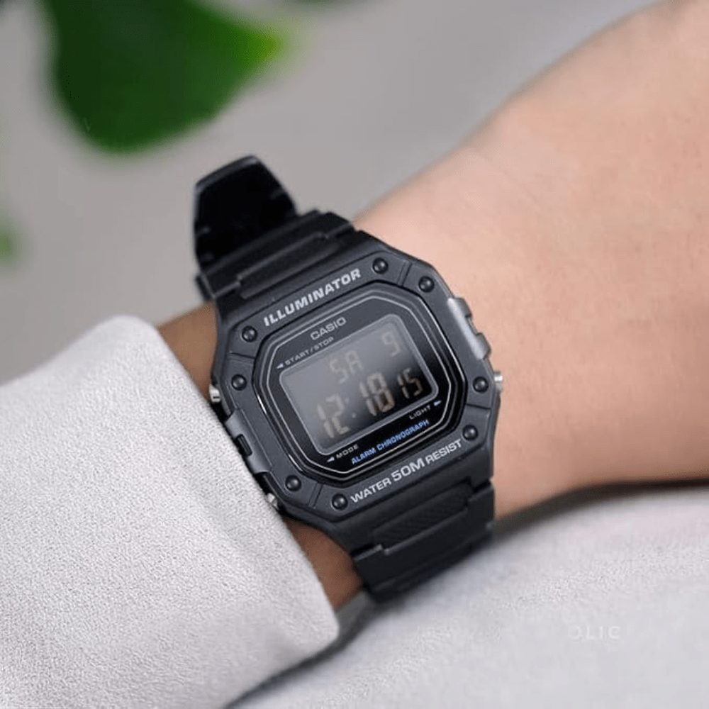 Reloj Casio Deportivo W-218H-1BVDF Resina Digital Negro Hombre2