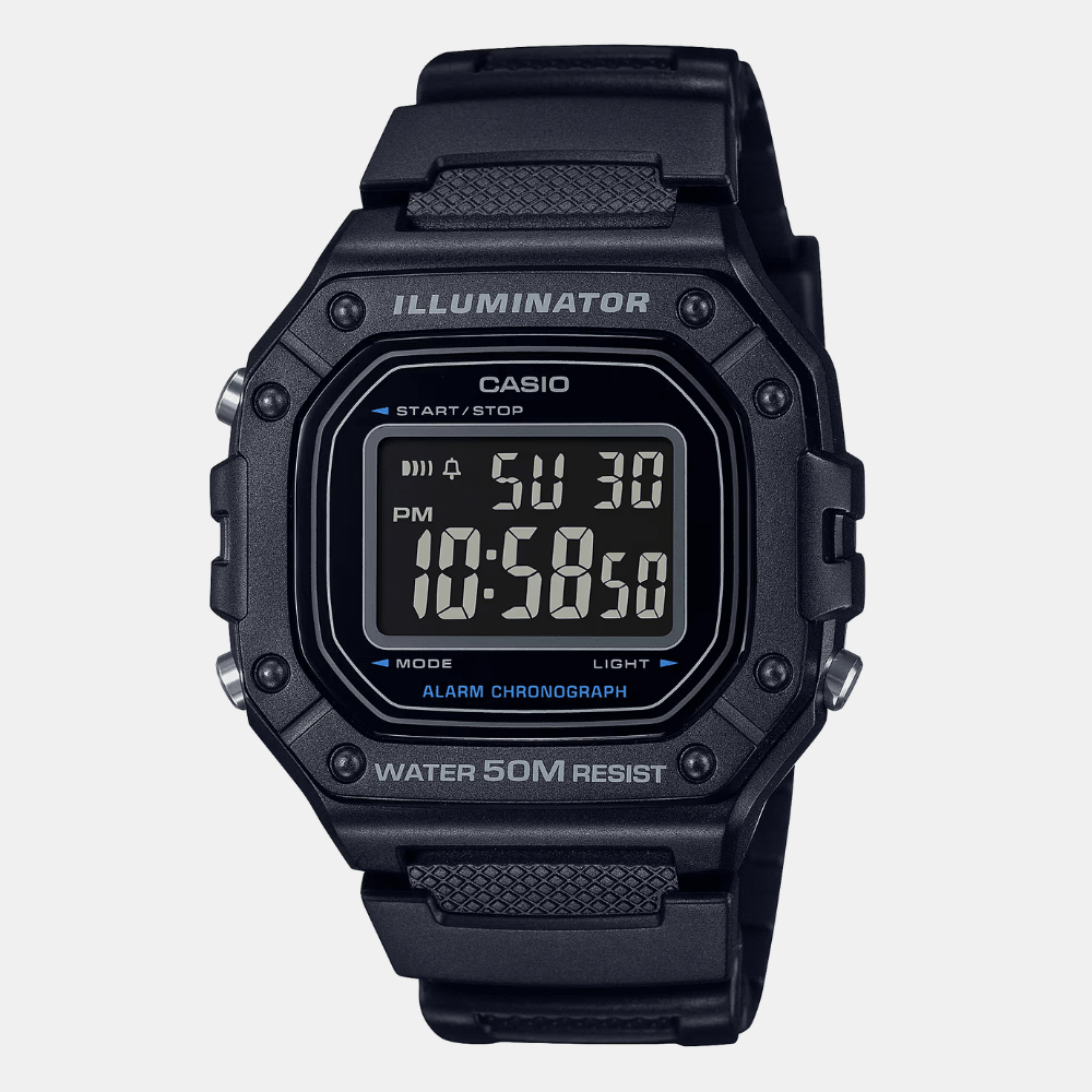 Reloj Casio Deportivo W-218H-1BVDF Resina Digital Negro Hombre1