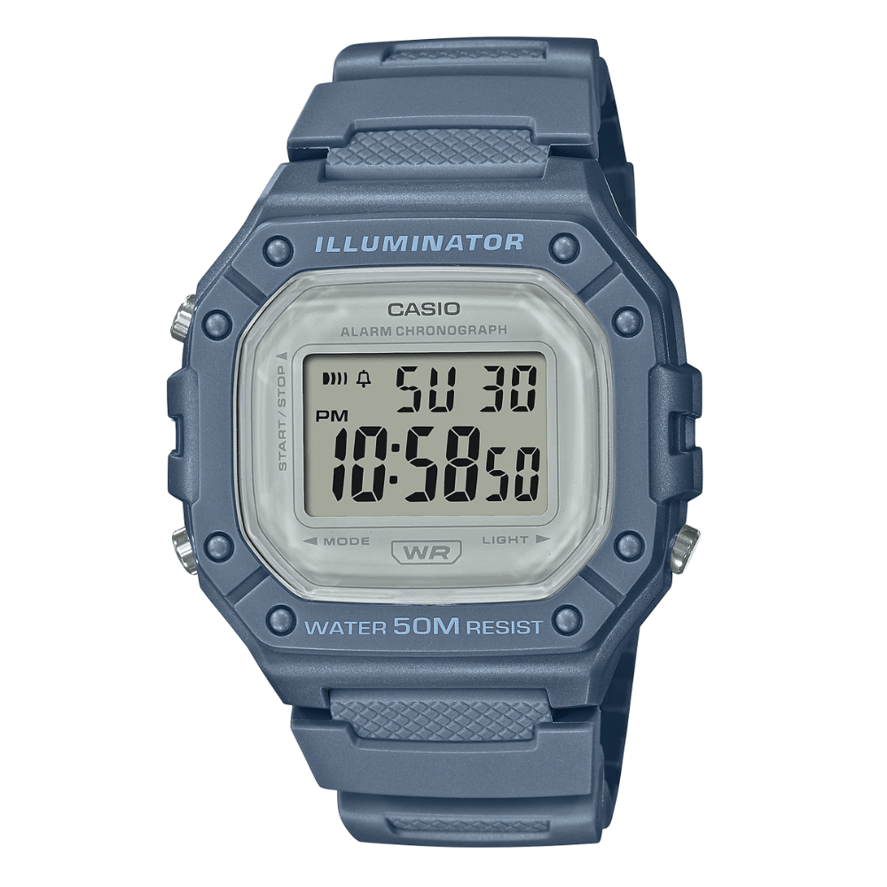Reloj Casio Deportivo W-218HC-2AVDF Resina Digital Celeste Unisex4