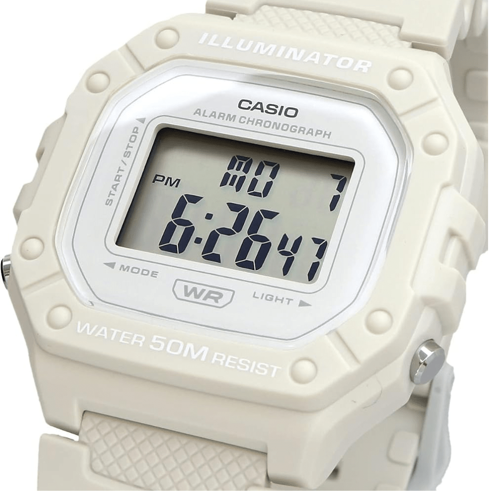 Reloj Casio Deportivo W-218HC-8AVDF Resina Digital Beige Unisex5