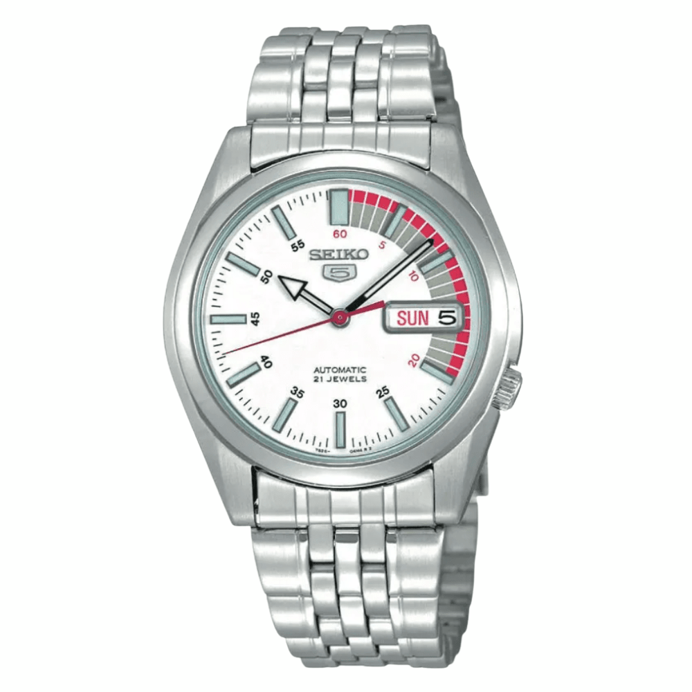 Reloj Seiko Automático SNK369K1 Plateado Hombre4