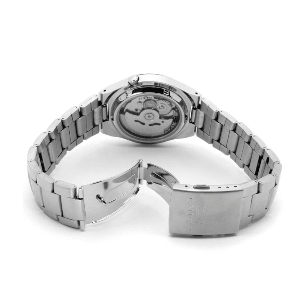 RELOJ SEIKO SNK603K1 AUTOMATICO PLATEADO4