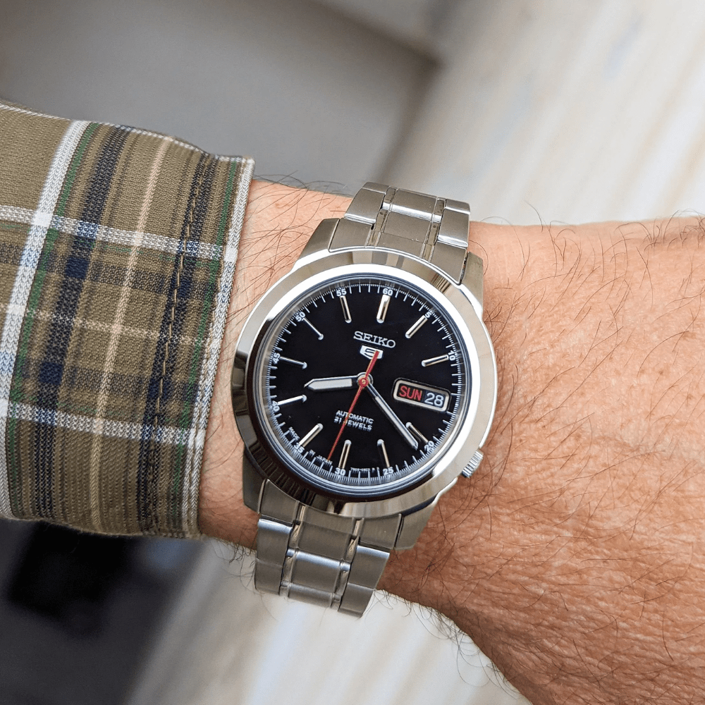 RELOJ SEIKO 5 SNKE53K1 AUTOMÁTICO PLATEADO2