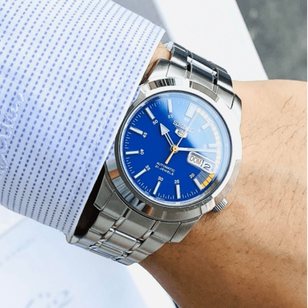 RELOJ SEIKO 5 SNKK27K1 AUTOMÁTICO PLATEADO2