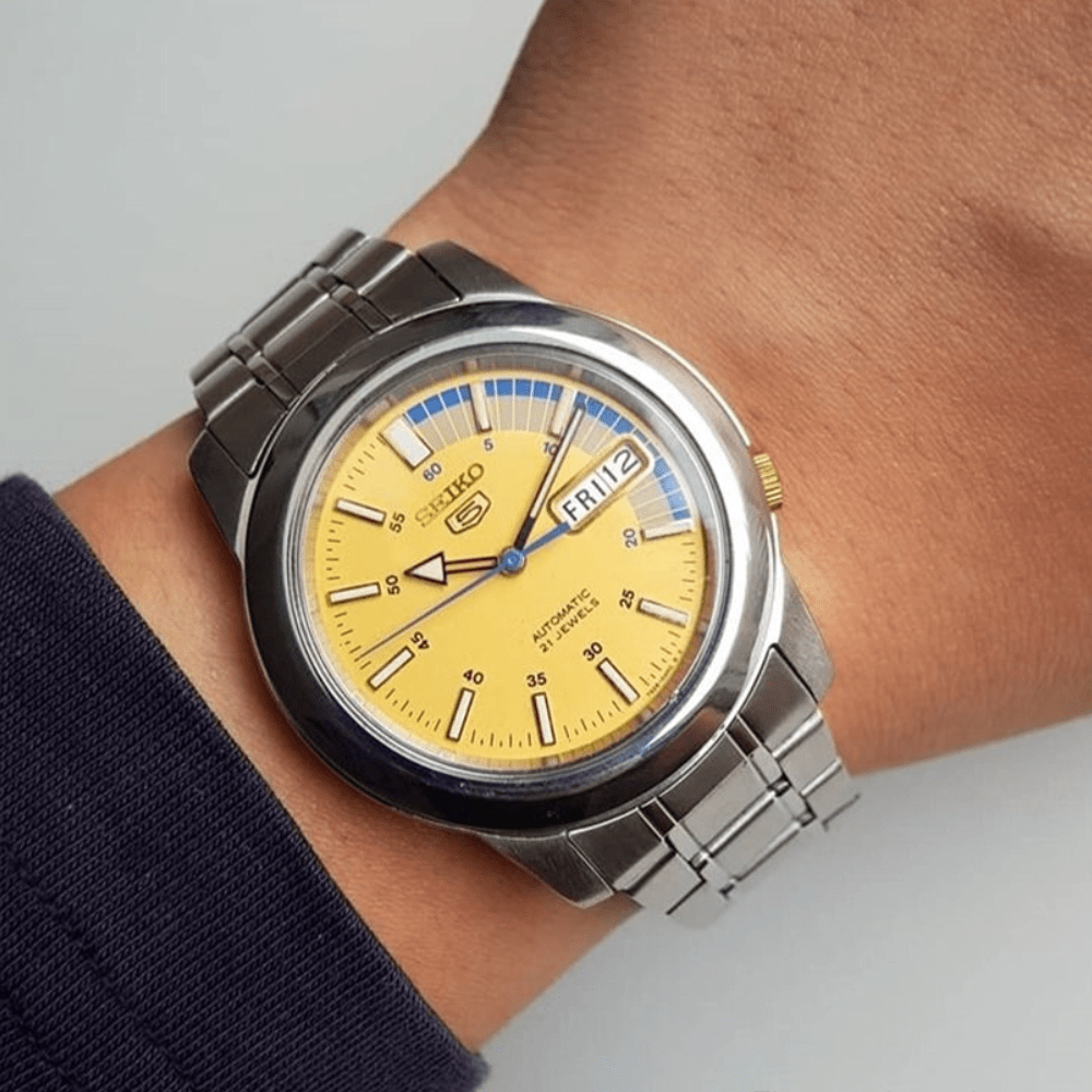 RELOJ SEIKO 5 SNKK29K1 AUTOMÁTICO PLATEADO2