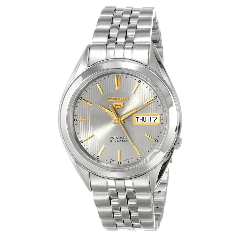 RELOJ SEIKO 5 SNKL19K1 AUTOMÁTICO PLATEADO1