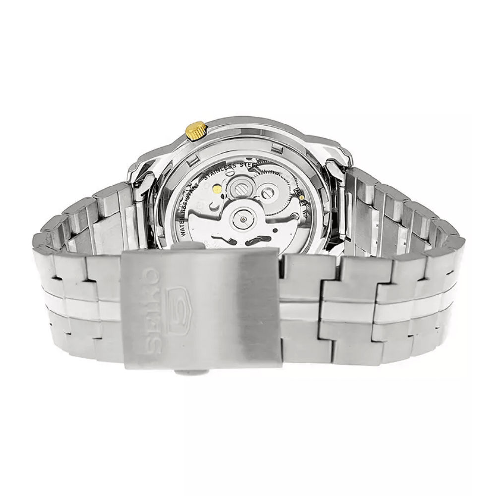 RELOJ SEIKO 5 SNKL77K1 AUTOMÁTICO PLATEADO4