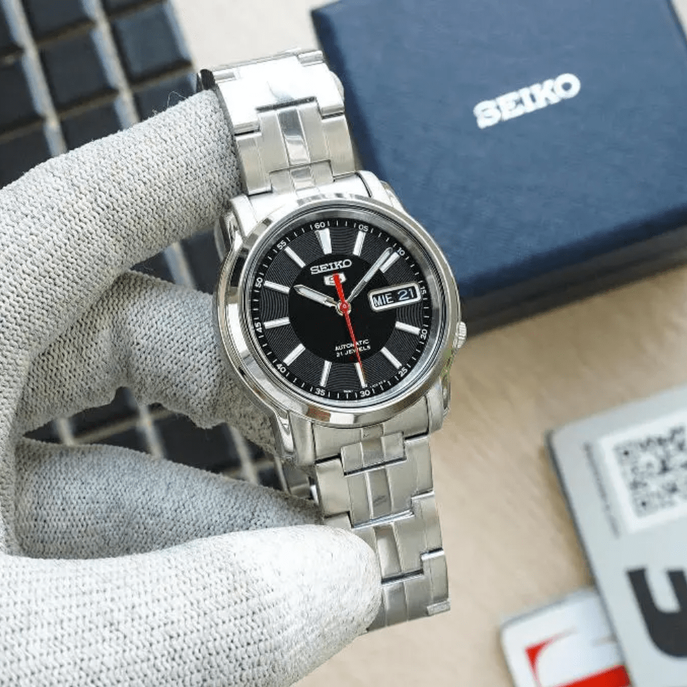 RELOJ SEIKO 5 SNKL83K1 AUTOMÁTICO PLATEADO3