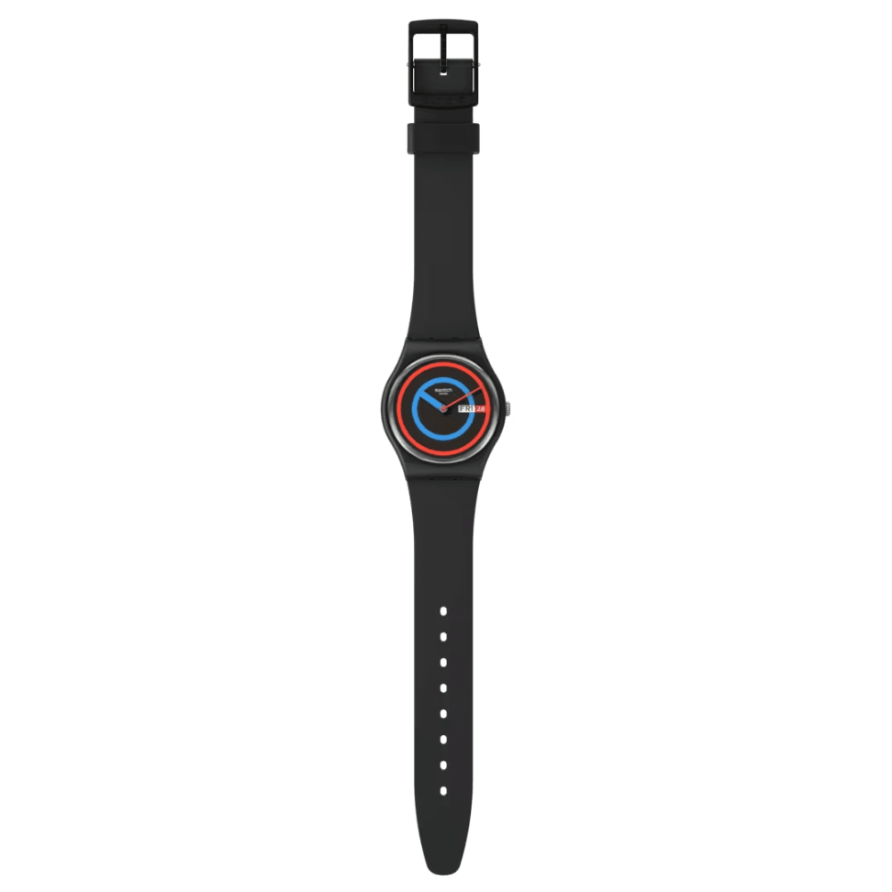 RELOJ SWATCH SO28B706 CIRCLING BLACK UNISEX NEGRO4