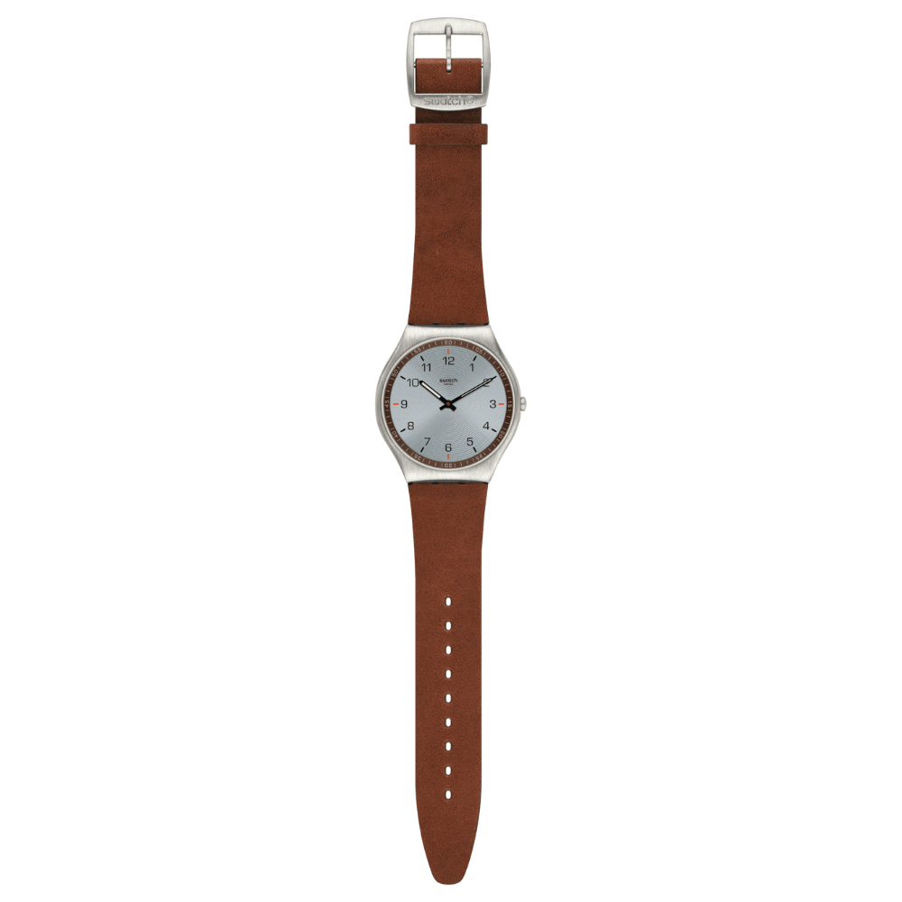 RELOJ SWATCH SS07S108 SKIN SUIT BROWN3