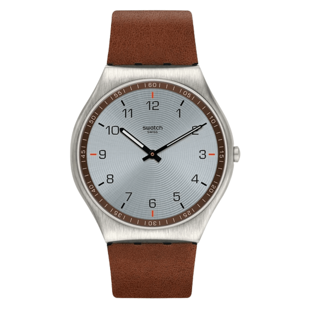 RELOJ SWATCH SS07S108 SKIN SUIT BROWN1