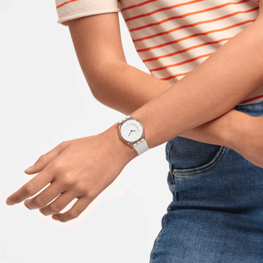 RELOJ SWATCH SS08K102-S14 WHITE CLASSINESS3