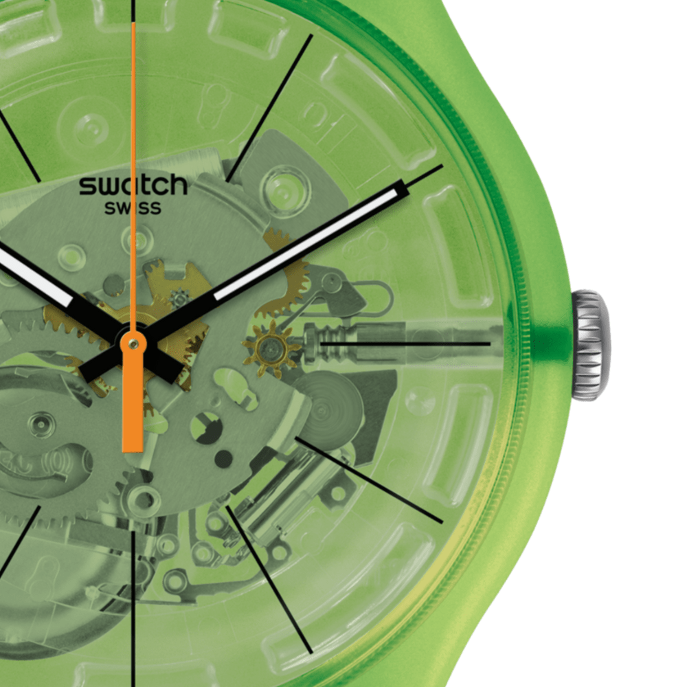 RELOJ SWATCH SUOG118 KIWI VIBES2