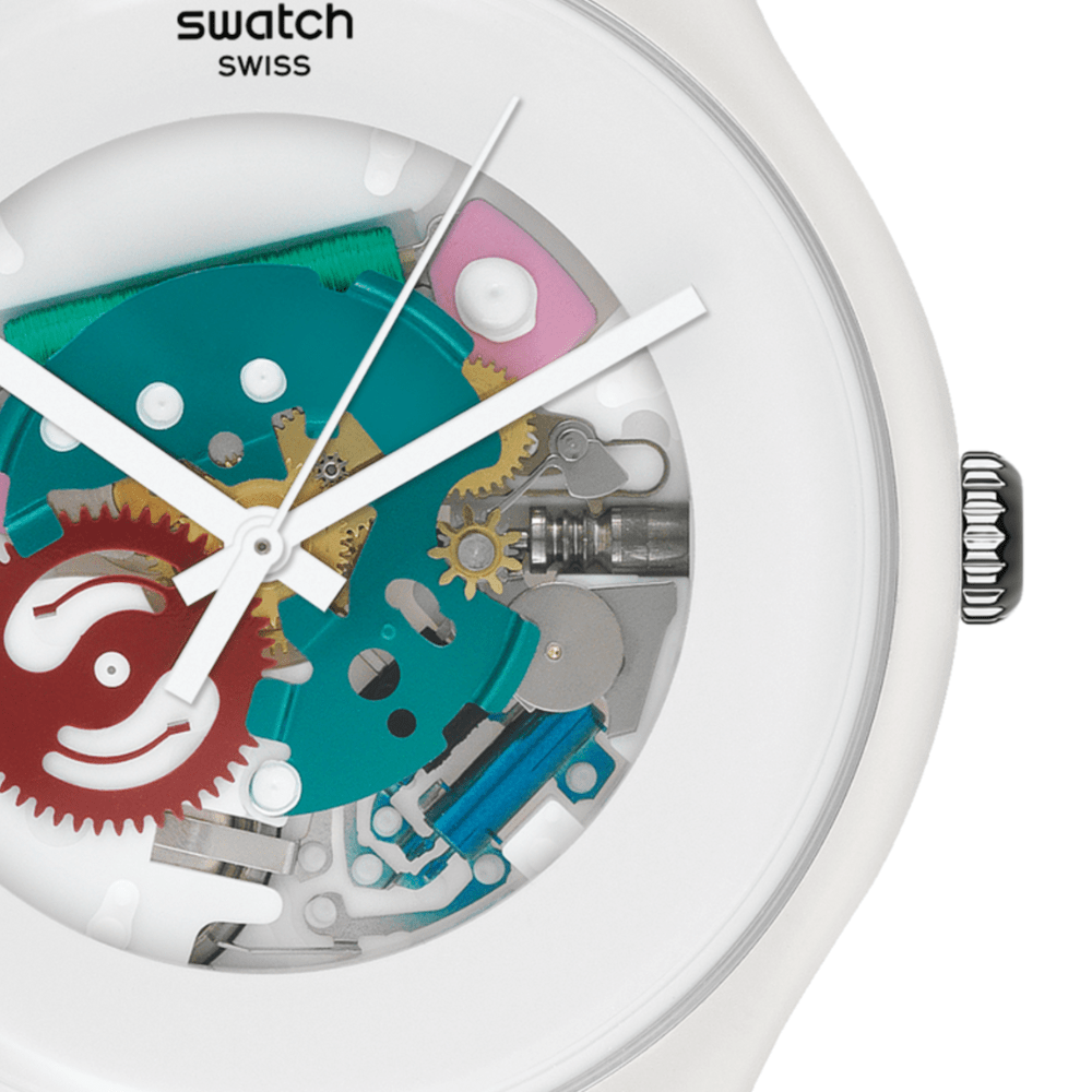 RELOJ SWATCH SUOW100 WHITE LACQUERED2