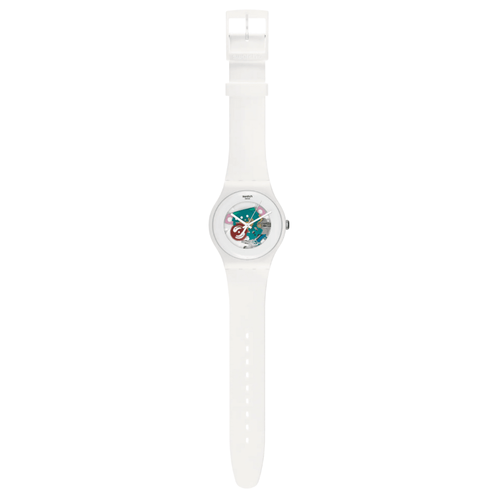 RELOJ SWATCH SUOW100 WHITE LACQUERED3
