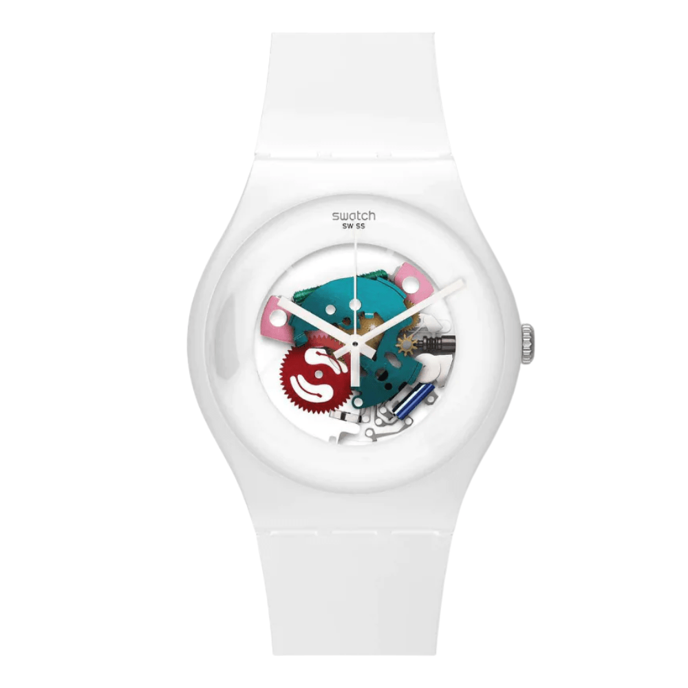 RELOJ SWATCH SUOW100 WHITE LACQUERED1