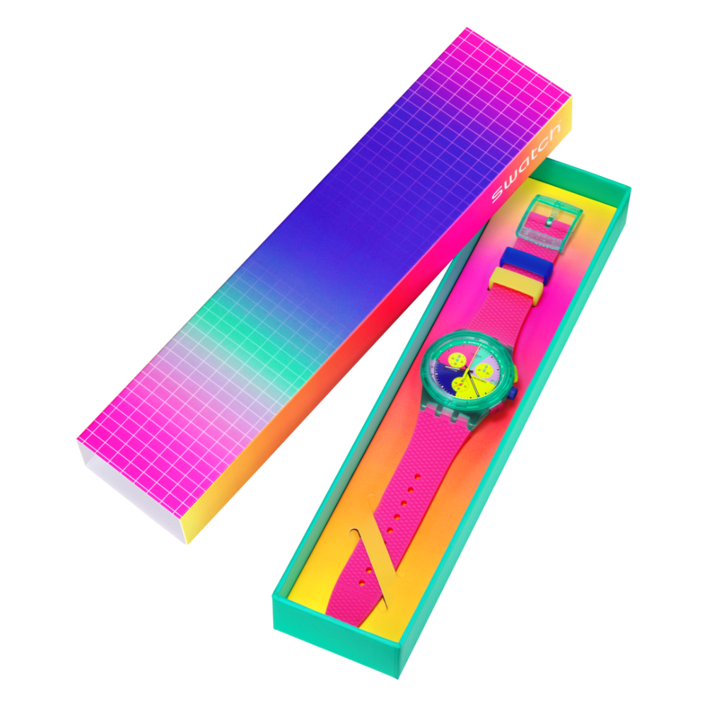 RELOJ SWATCH SUSG408 NEON FLASH ARROW4