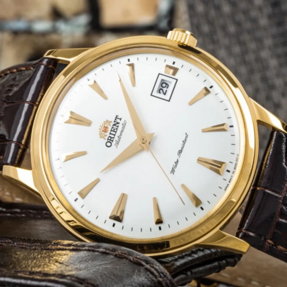 Reloj Orient Bambino TAC00003W0 Automático Clásico Dorado Hombre5