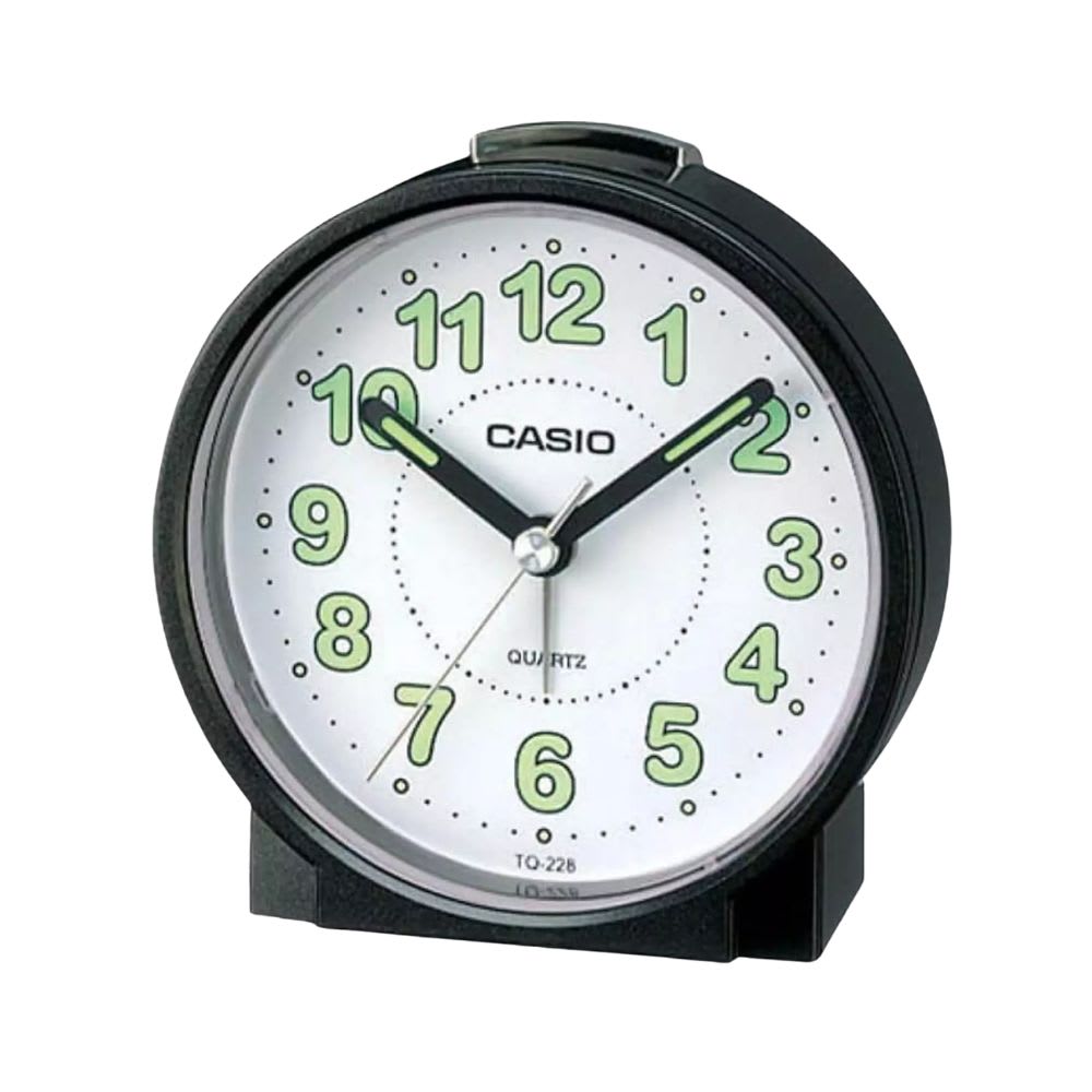 Reloj Despertador Casio TQ-228-1DF Análogo Negro5