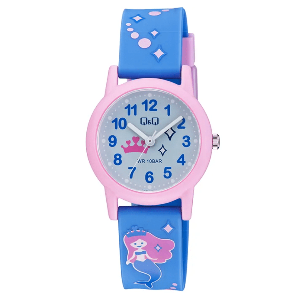 RELOJ Q&Q V23A-019VY VIOLETA NIÑA1
