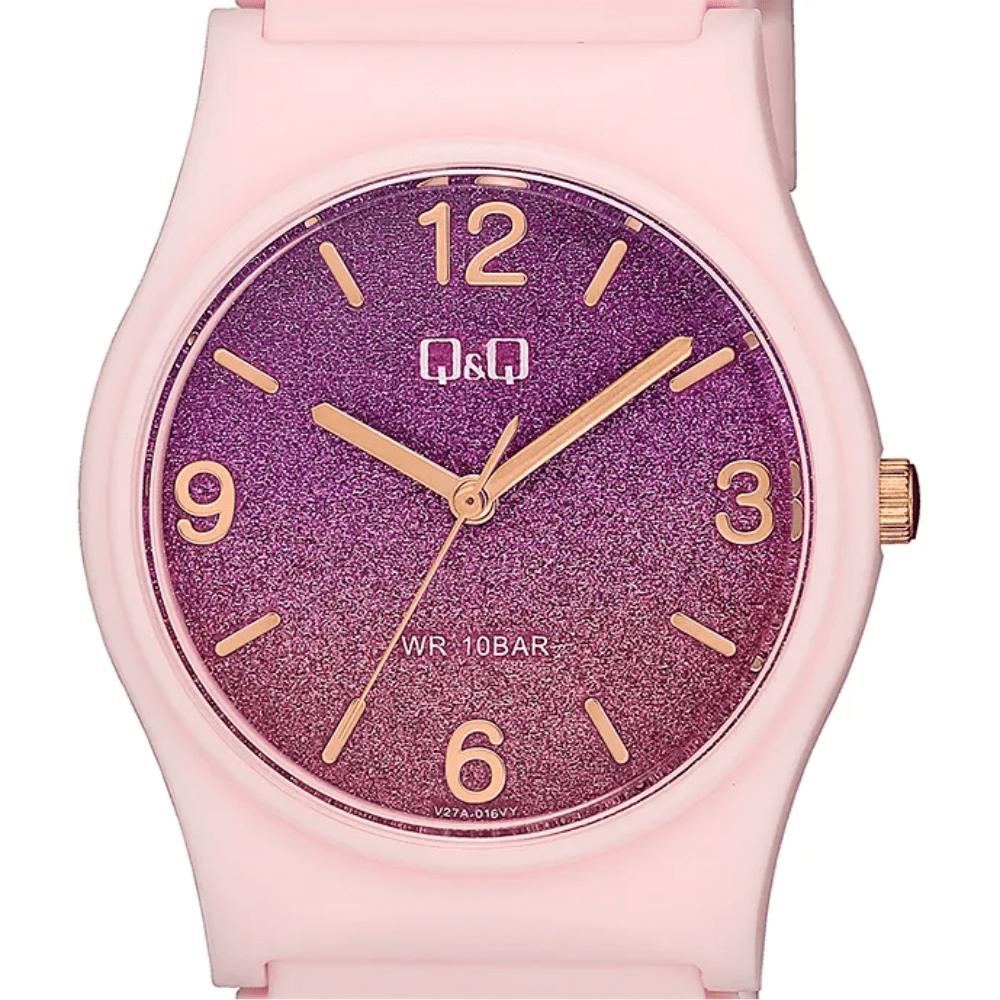 RELOJ Q&Q V27A-016VY ROSADO GLITTER2