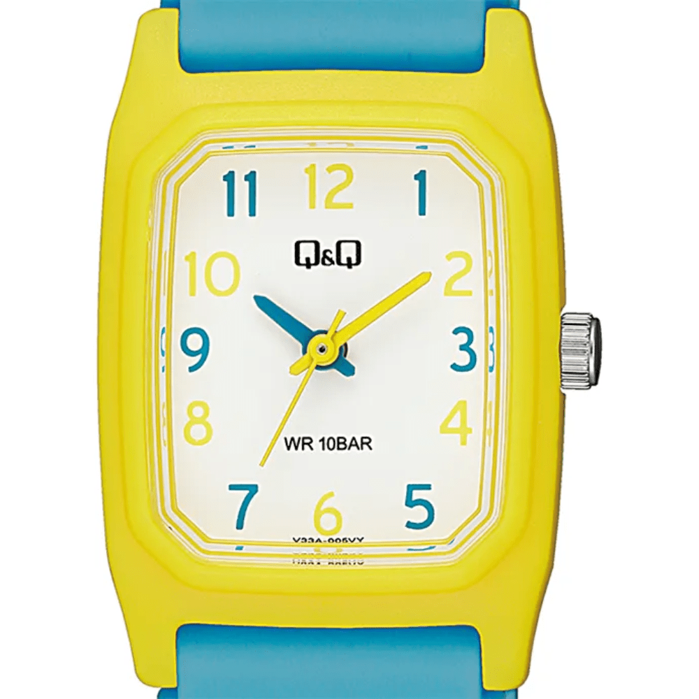 RELOJ Q&Q V33A-005VY AMARILLO/CELESTE2