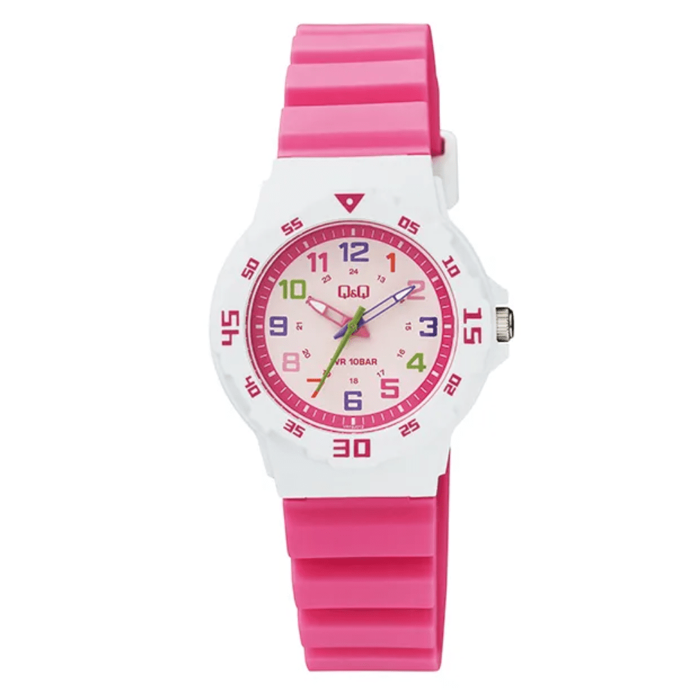 RELOJ Q&Q VR19J012Y ROSADO NIÑA1