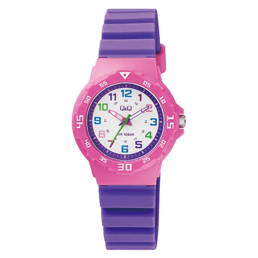 RELOJ Q&Q VR19J013Y MORADO NIÑA1