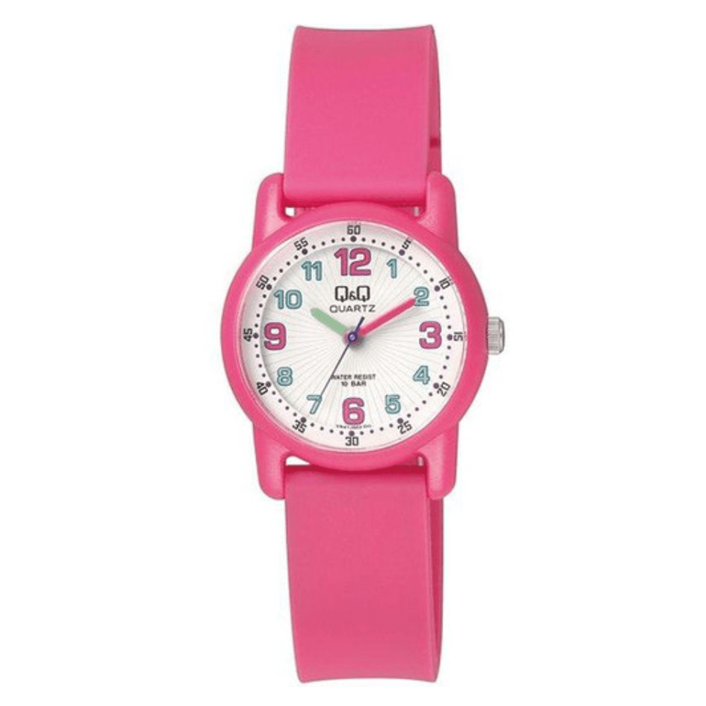 RELOJ Q&Q VR41J002Y FUSCIA NIÑA1