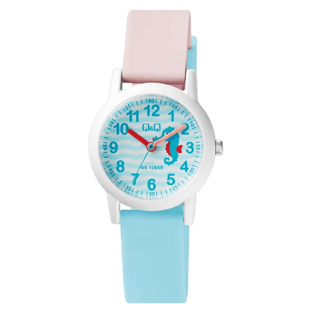 RELOJ Q&Q VS49J001Y CELESTE NIÑA1