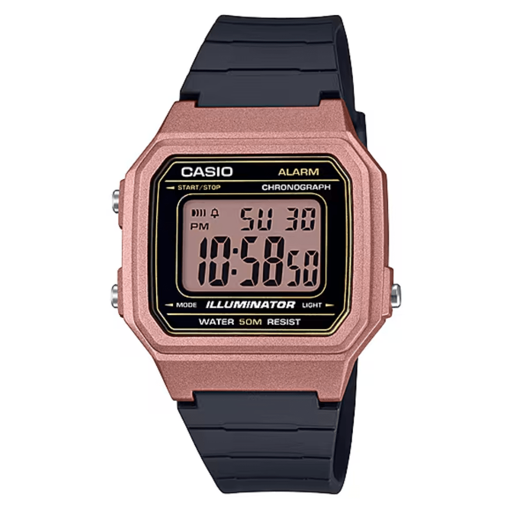 RELOJ CASIO W-217HM-5AVDF DIGITAL ROSE GOLD1