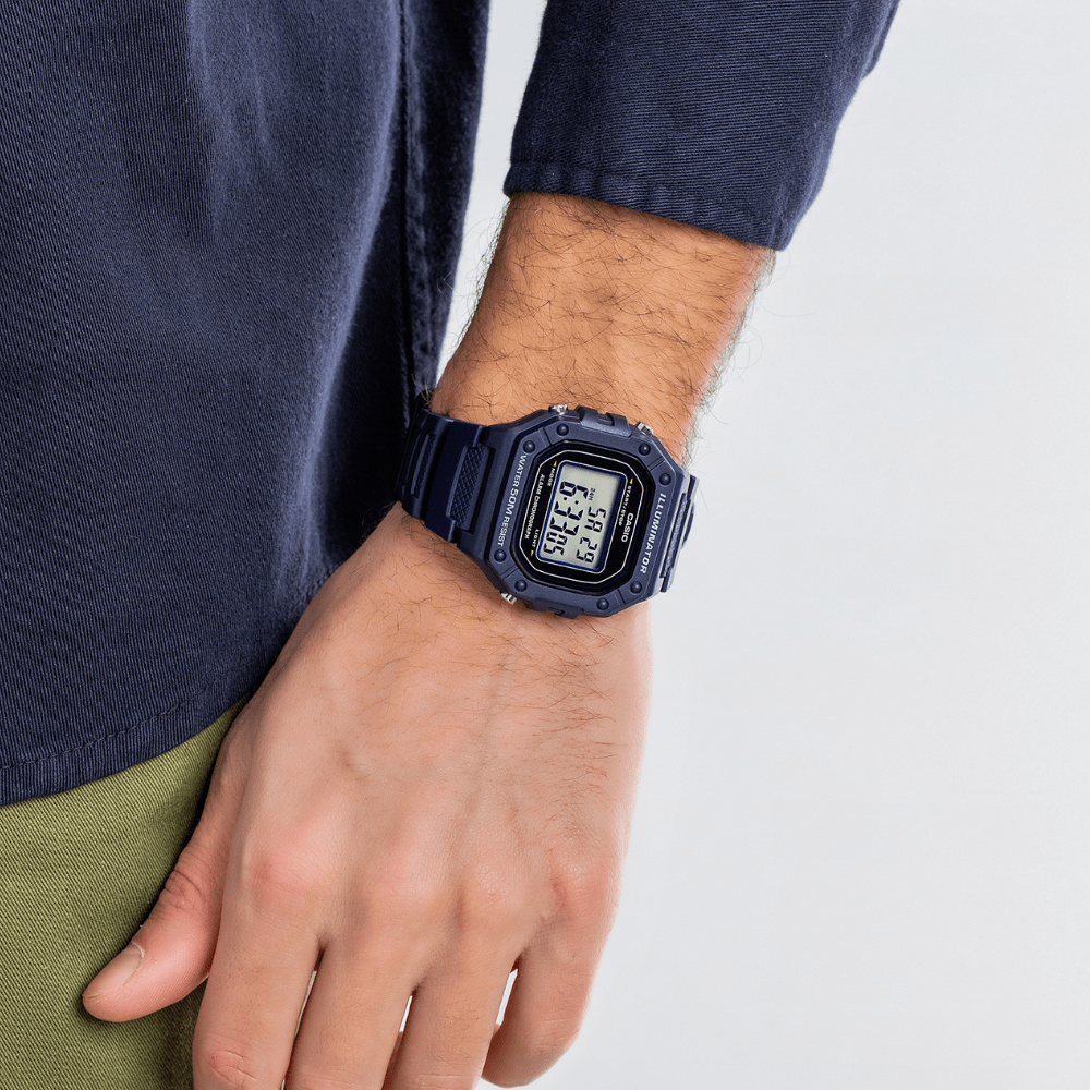 Reloj Casio Deportivo W-218H-2AVDF Resina Digital Azul Hombre2
