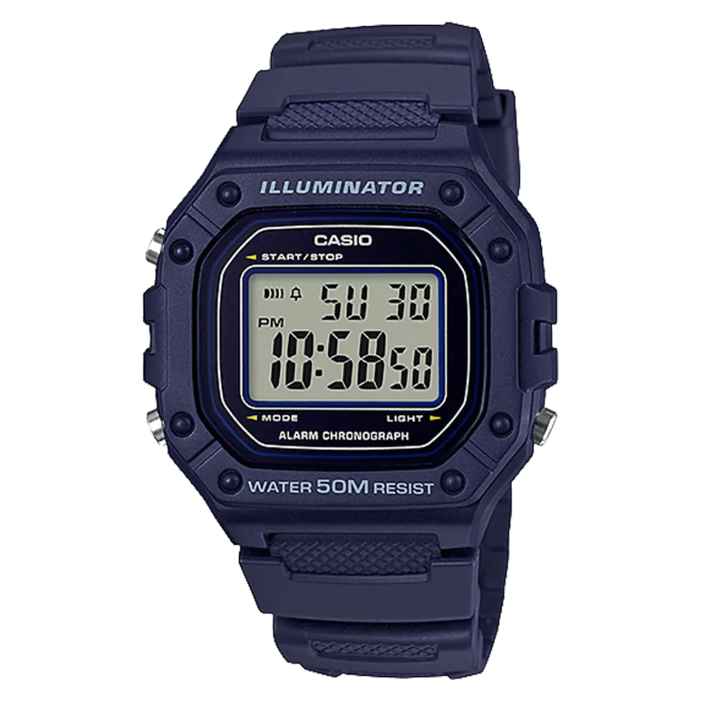 RELOJ CASIO W-218H-2AVDF ILLUMINATOR DIGITAL AZUL1