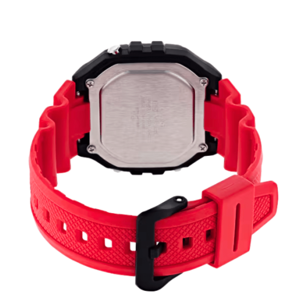 Reloj Casio Deportivo W-218H-4BVDF Resina Digital Rojo Hombre3