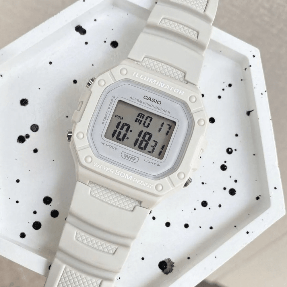 Reloj Casio Deportivo W-218HC-8AVDF Resina Digital Beige Unisex3