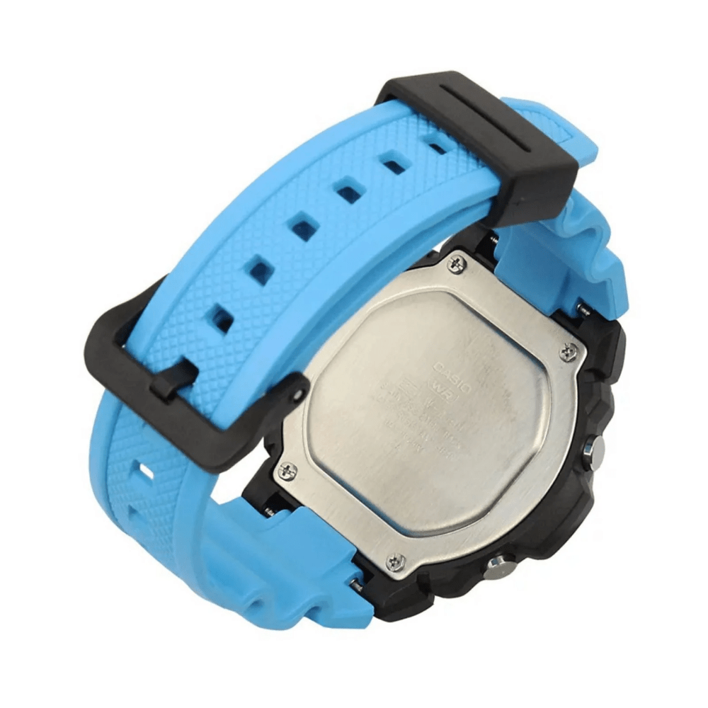 Reloj Casio Deportivo W-219H-2A2VDF  Digital Celeste/Negro Hombre4