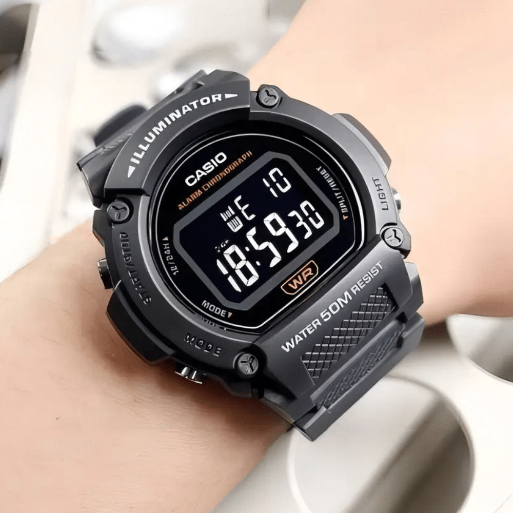Reloj Casio Youth W-219H-8BVDF Digital Resina Negro Hombre2
