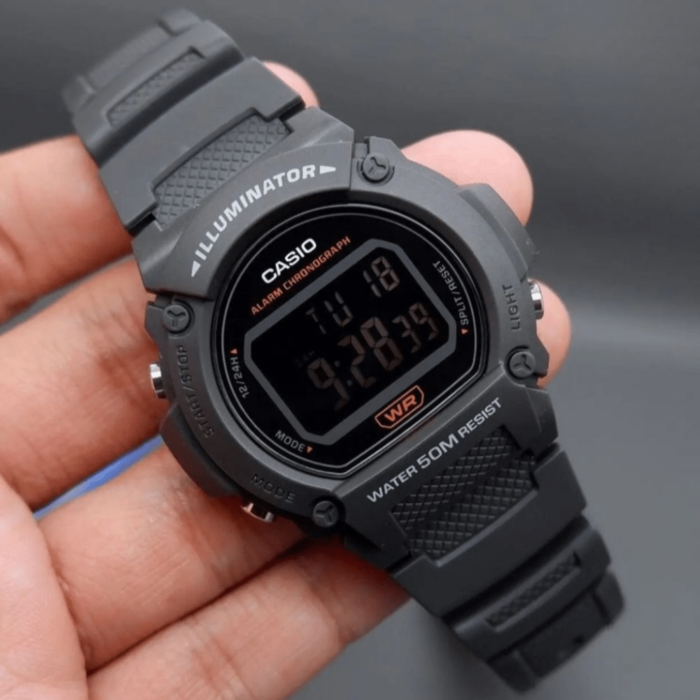 Reloj Casio Youth W-219H-8BVDF Digital Resina Negro Hombre4